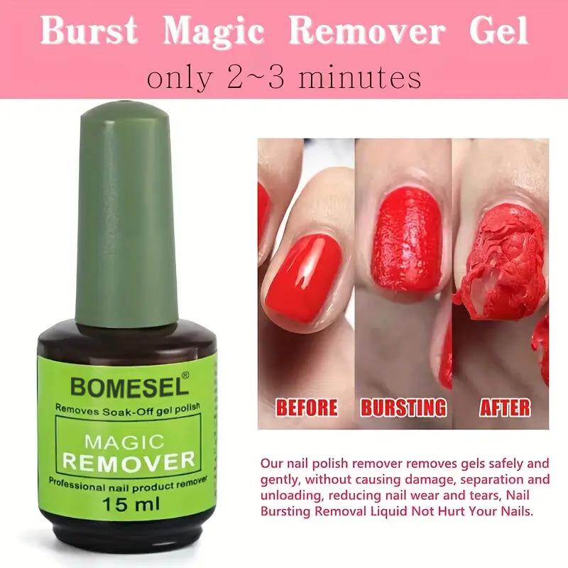Magic Burst Nail Remover - Fast, Gentle Gel Polish Remover