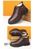 Men's Winter High-Top Velvet Cotton Leather Snow Boots - Warm and Versatile Casual Style