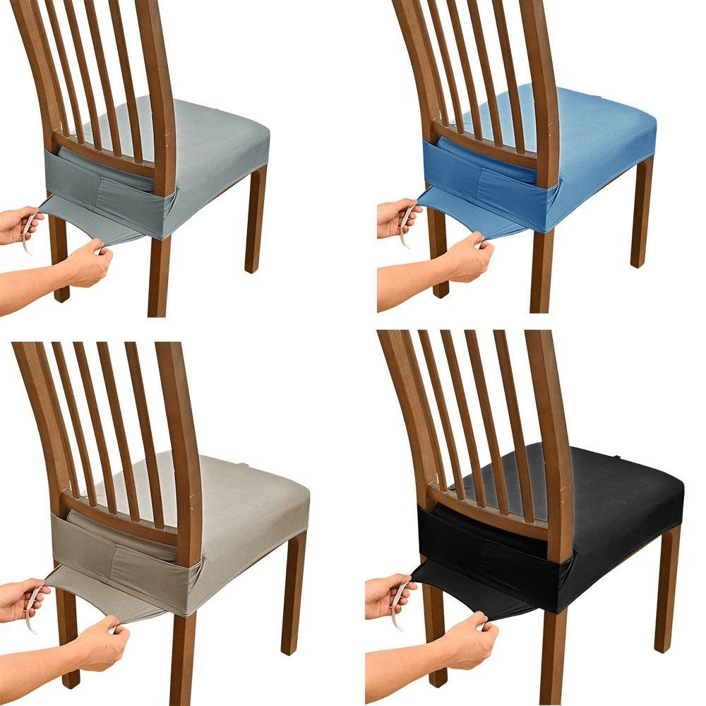 Breathable Dining Chair Cover Stretch Cover Elastic Chair Slipcover Soft Material Washable Fabric Chair Cushion Cover Home Use