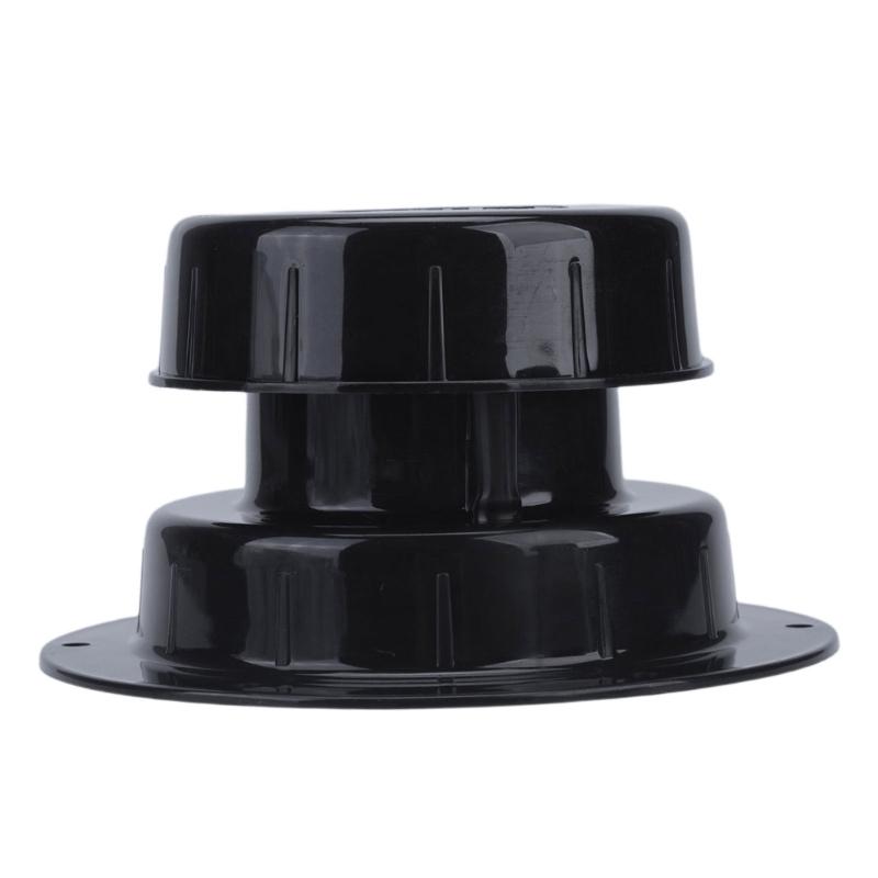 Plastic Marine Vent Cover Kit with Predrilled Flanges, Mesh Screens and Sealant for Recreational Vehicle or Boat Openings