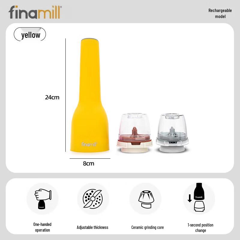 

FINAMILL Automatic Rechargeable Spice Grinder