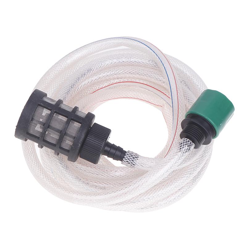 Pistola Lavatrice a Batteria Portatile Domestica da 5M Macchina per Lavaggio Auto ad Alta Pressione Tubo di Ingresso Acqua Kit Filtro Set Tubo di Aspirazione