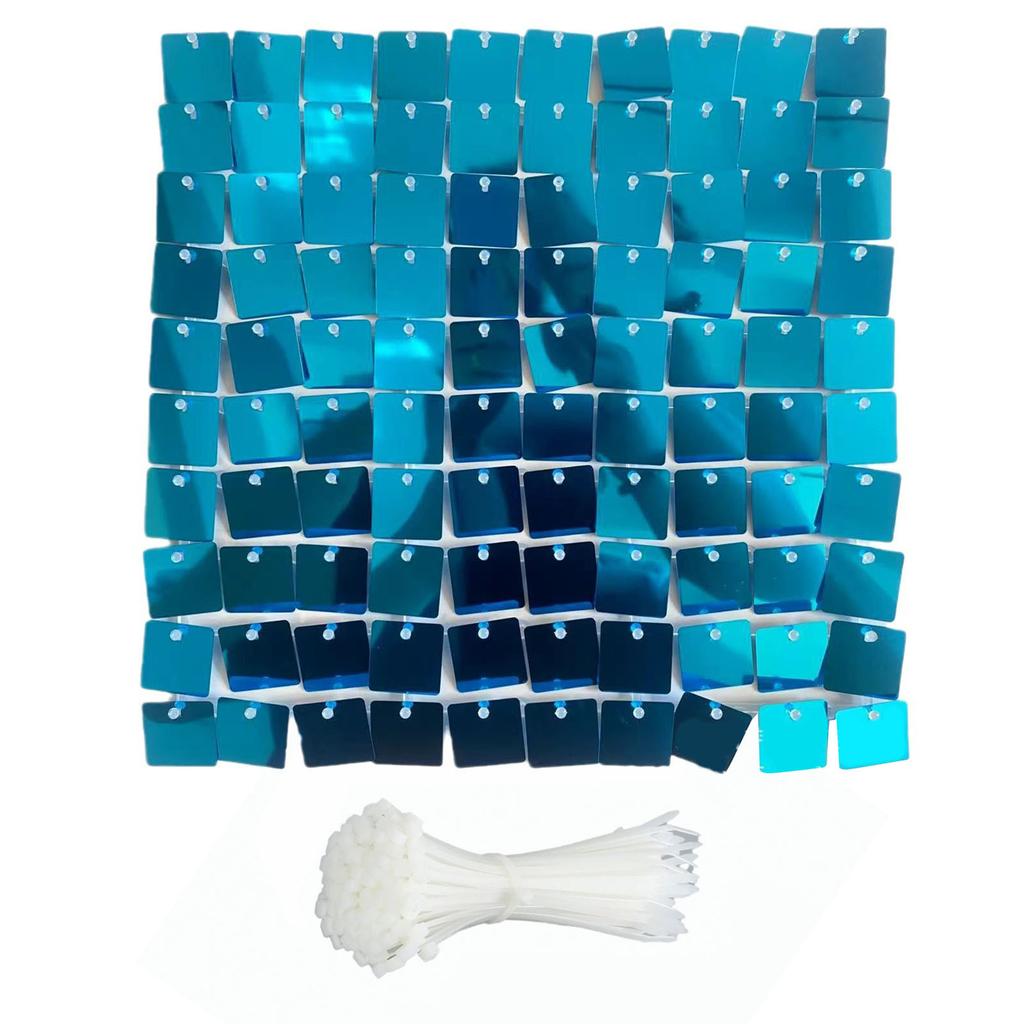 24 Stück schimmernde Wandpaneele, durchscheinender Rahmen, Pailletten-Wandpaneel, Hintergrundpaneele für Geburtstagspartys