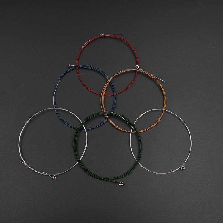 Set of 6 Guitar String Replacements Acoustic Guitar Strings Part Stainless Steel