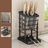 Stainless Steel Knife Holder Kitchen Storage Organizer Multifunctional Kitchen Knife Holder Knife Organizer Cutlery Organizer