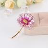 Yousheng Women Brooch Gradient Enamel Flower Design Brooch Suit Lapel Sweater Dress Coat Badge Weddings Parties Daily
