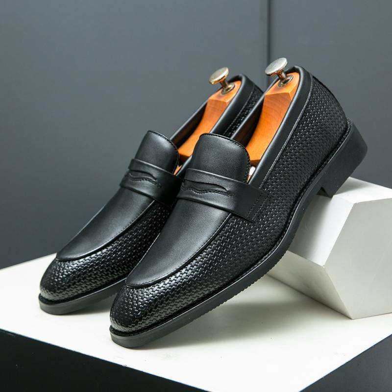 Fashion New Men's Shoes Casual Loafers Slip-on Plus Size 45 46 Fashion Driving Dress Shoes Classic Loafers Original Office Business Shoe