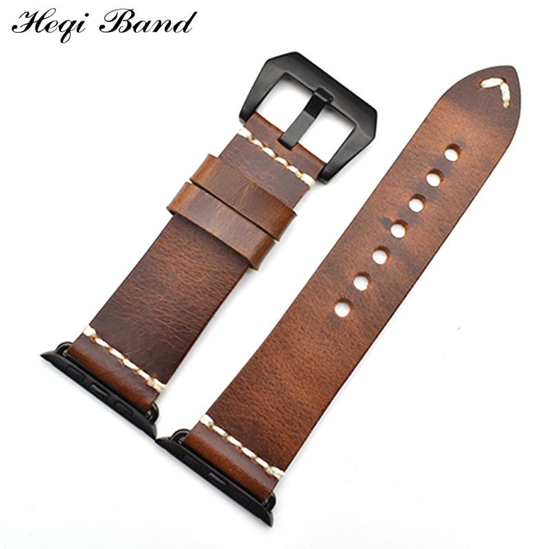 Applicable To Apple Watch Leather Strap Apple Watch Iwatch8 Men'S S7 Women'S Strap