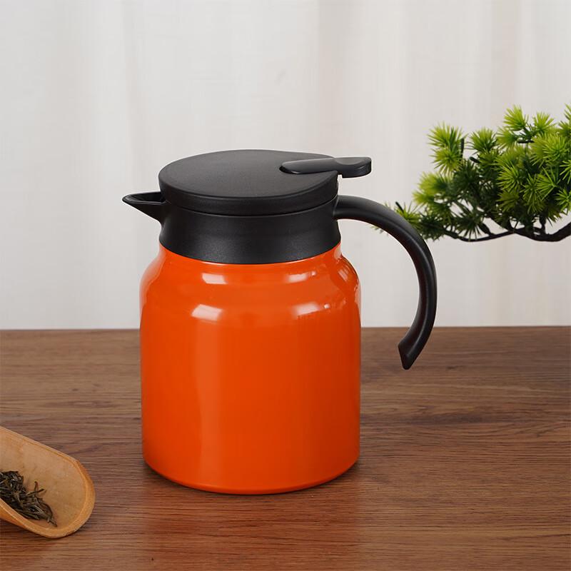 Shangqi Simple Pattern Insulated Tea Brewing Flask with Infuser