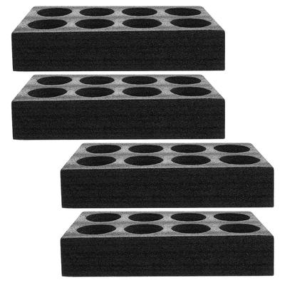 4 Pcs Milk Tea Cup Holder Foam Carrier Trays Beverage Packaging Drink For Delivery Epe Takeout