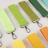 Korean Ins Style Macaron Color Handmade Name Tag Anti-Lost Keychain Strap