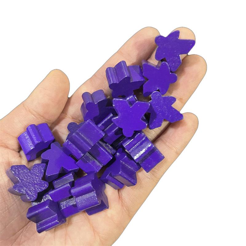100 Wooden Meeples 14 Colors 16Mm Extra Board Game Pawns Pieces Replacement Tabletop Gaming Components And Upgrade Accessories