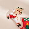 Boots Xmas Enamel Pin Versatile Christmas Oil Drop Brooch Cute Christmas  Brooch  Lady