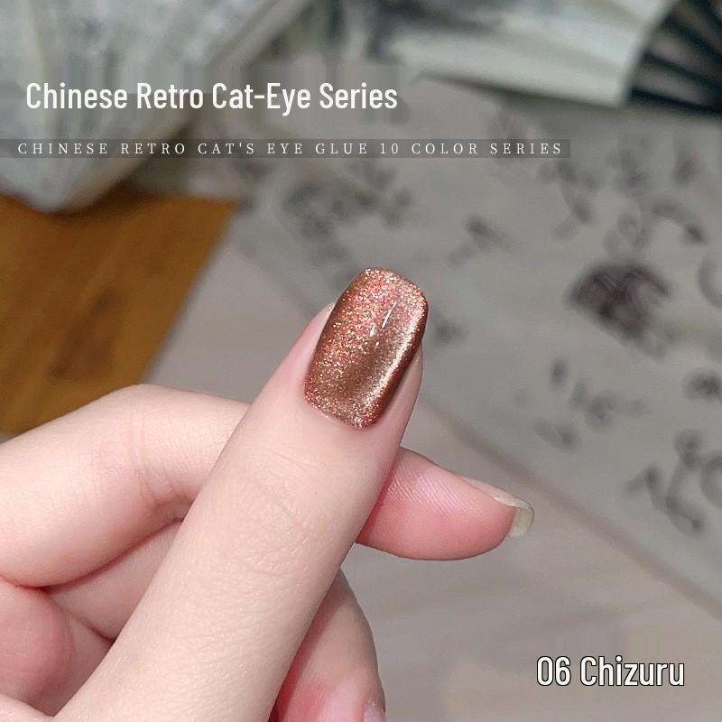 

2025 Ретро Кристалл Кошачий Глаз Супер Блеск Гель-лак для Ногтей - Горячий Осенне-Зимний Стиль