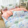 Single Duvet Cover Printed Red Quilt Cover Thickened Plant-cashmere Cartoon Multicolored Bed Cover 220x240 Double Bedding
