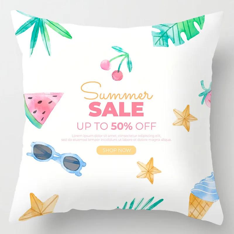 Sofa Bed  Pillowcase Bedroom Home Decor Summer Fruit  Hawaiian Holiday