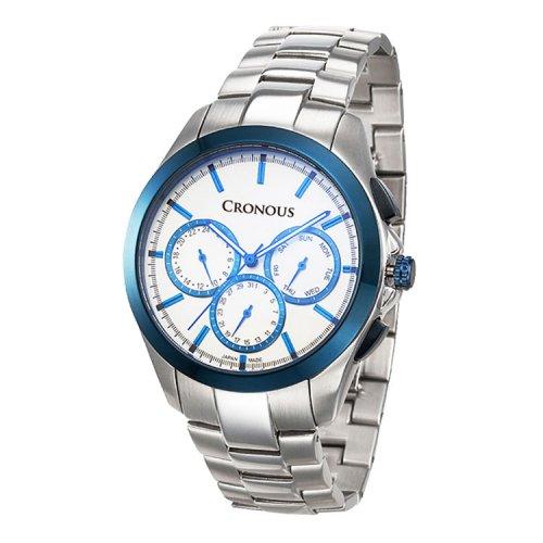[CRONOS] CRONOS Мужские металлические часы CRD88015B-BLWT FREE