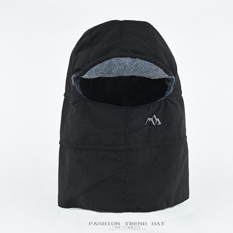 New cycling hat men's ski hat outdoor cycling warm ear protection windproof hat winter cold cotton hat