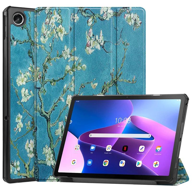 Für Lenovo Tab K10 Pro K10 2ND K11 K10C TB-X6E6F Niedliche Bemalte Lederständer Hartschale Für Lenovo M10 5G M11 TB331FC