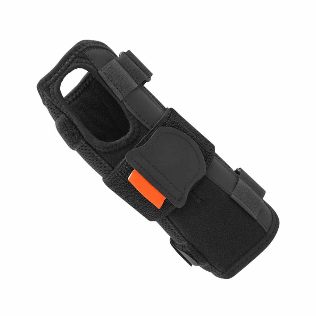 Support Wrist Guard, Pressurized Breathable Sports Hand Protector, Detachable Metal Plate and Adjustable Strap for Hand Safety