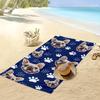 Französische Bulldogge Druck Schnelltrocknendes Mikrofaser Strandtuch - Leicht Und Saugfähig Für Reisen, Strand Und Badezeit
