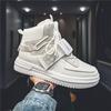 New Men's Classic Fashion High Top Thick Sole Skateboarding Shoes Comfortable Soft Sole Basketball  Sneakers