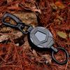 Heavy Duty Retractable Keychain Metal Retractable Heavy Duty Carabiner Quick Release Keychain For Hospital Offices School Work
