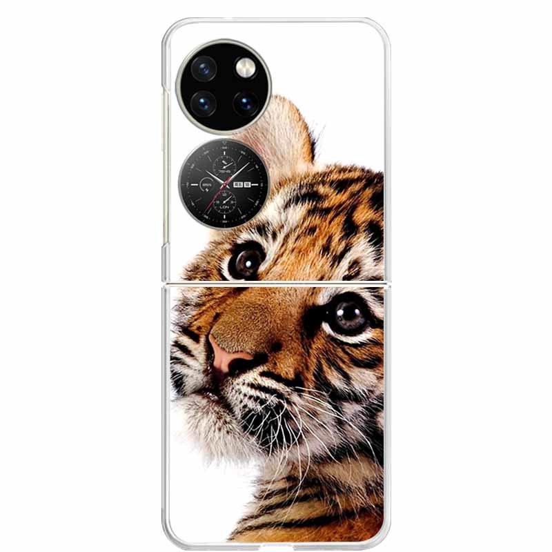 For Huawei P50 Pocket Case Transparent Clear Hard PC Phone Back Cover For Huawei P50 Pocket Cases P 50 Pocket 2022 Shells Capa
