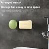 2PCs Strong Soap Shelf Magnetic Base Quick Installation On Tile Glass Or Steel Areas