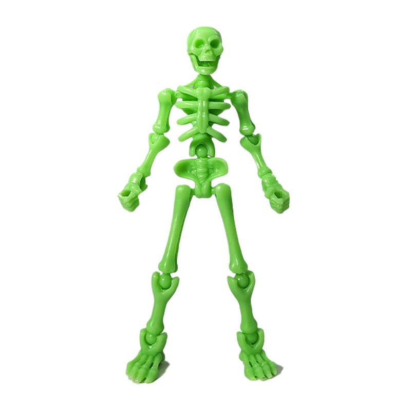Halloween DIY Skeleton Halloween Party Plastic Skull Decoration For Home Garden Haunted House Props Kids Toy