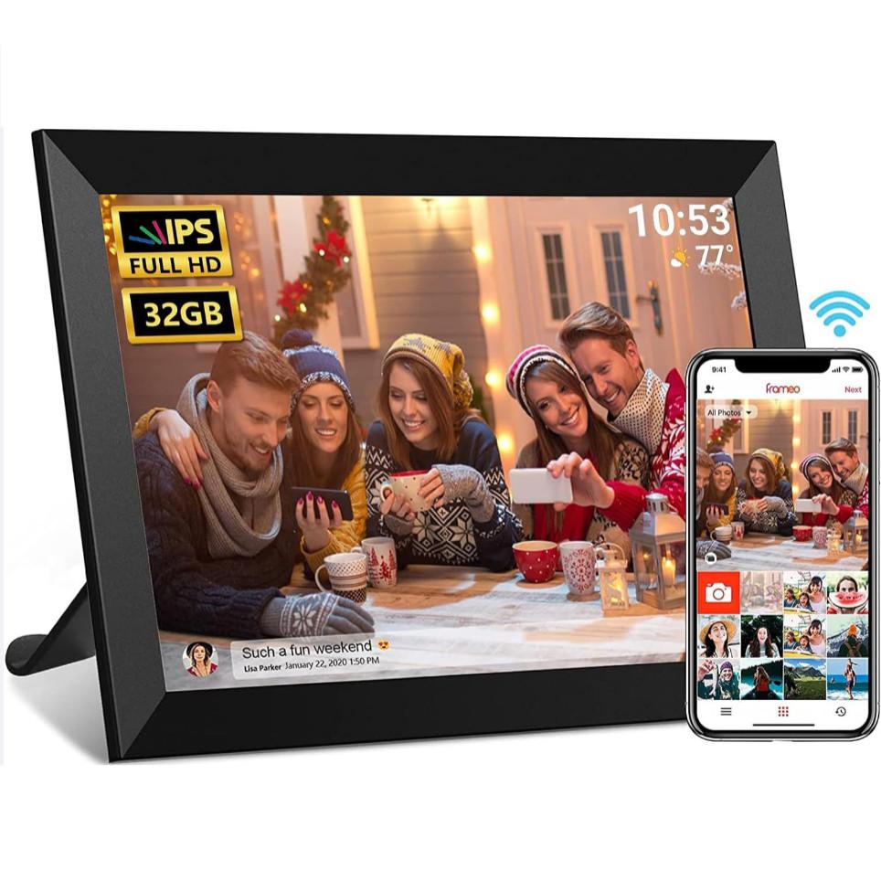 10.1 Inch IPS Touch Video Player Remote Push Electronic Album WiFi Digital Photo Frame Touch Screen Cloud Picture Frame