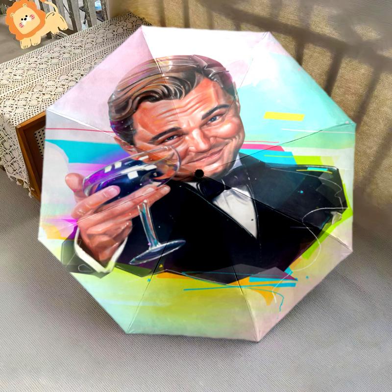 Love Tragedy Titanic Folding Umbrella Umbrella Portable Three Folds Travel Umbrella