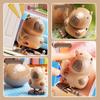 Capybara Wind-up Bouncing Egg Toy: Educational Animal Hatching Table Decoration for Kids