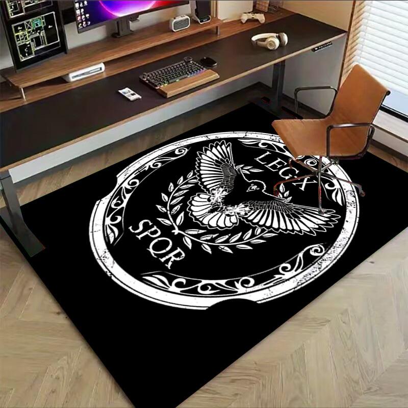 1pc Leg X SPQR Carpet, Office Rug Outdoor Mat Home Decor Area Carpet Festival