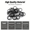 NBR VMQ FKM CS Rubber O Ring Seal Set Automotive Plumbing Air Waterproof Black Washer Kit for Car Repair Faucet
