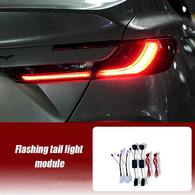 For Toyota Camry XV80 2024 LED taillight module rear brake light breathing explosion flash Automobile modification 16801