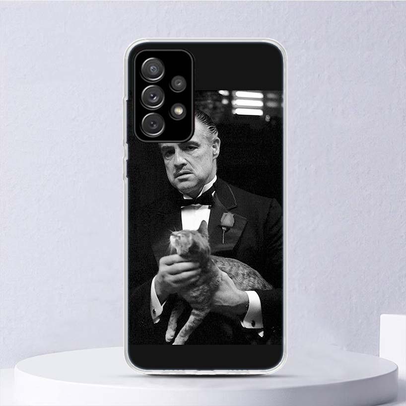 The Godfather TV Soft Case For Samsung Galaxy A15 A14 A13 A12 A55 A54 A53 A52 Phone Cover A35 A32 A33 A25 A23 A22 A05S A04S Gala