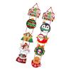 Festival Door Hanging Set Bright Color Modern and Efficient Christmas Wall Art For Home Office Party Decoration