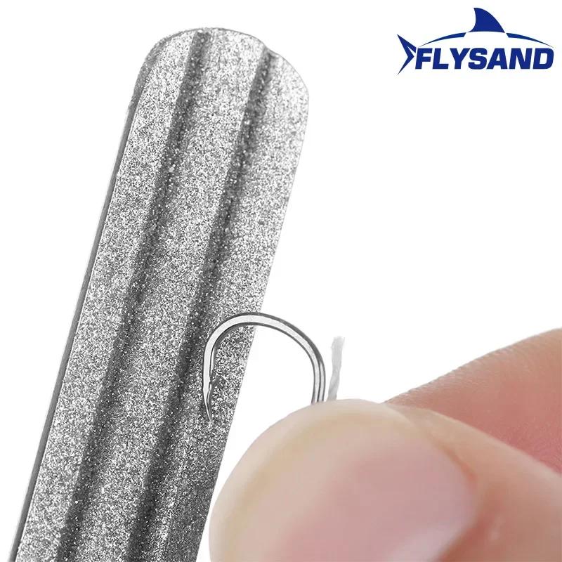 Portable Outdoor Double Groove Fishing Hook Sharpening Hone New Grinding Hook Sharpener Tool Fish Accessories