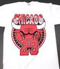 Tričko Chicago City Chi Town Windy City Bulls 23 Pánské Bílé Nové