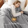 2025 Flannel Heated Blanket, 50"x60" Soft Electric Blanket with 8 Heating Levels & 10H Timing Auto Shutdown, Overheating Protection, Machine