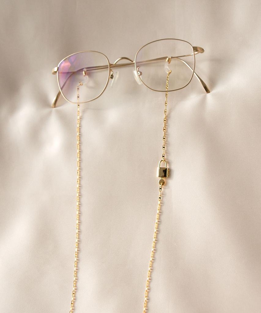 Teulejyu Key Locked Glasses Chain