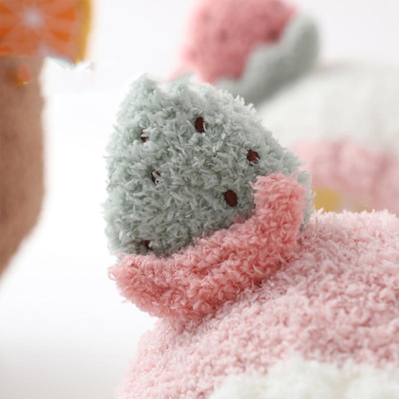 Winter Baby Plüsch Ohrenwärmer Mütze Niedliche Frucht Ohr Säugling Mädchen Warme Mütze Kleinkind Kinder Lammfleece Winddichte Ohrenschutz Mütze