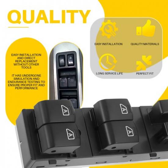 Driver Left Master Power Window Control Switch For 2009 10-2012 Nissan Maxima EK