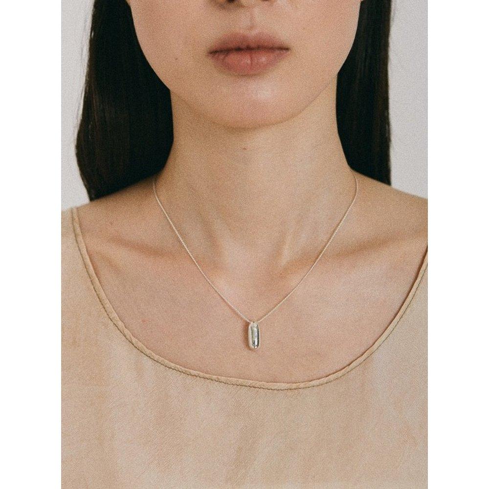 Oval Necklace - Silver