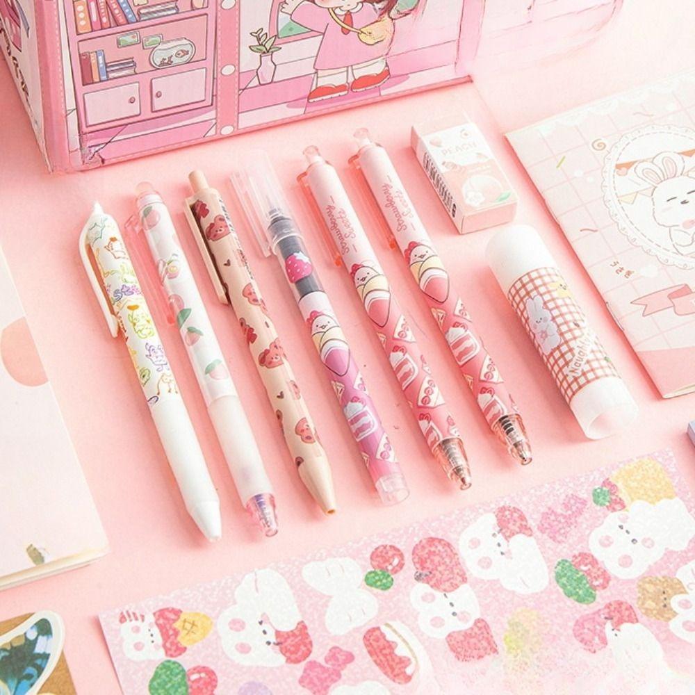 Learning Tool Capybara Stationery Set Sticker Panda Gift Pack Stationery Lucky Gift  Kids Gifts