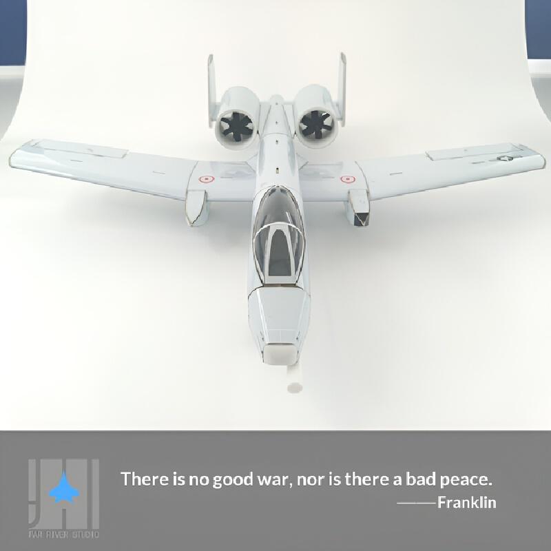 A10 Warthog Pig Double 30mm Channel Rc Manual Assembly Miniature Aircraft Fixed Wing Image Real Machine High Quality