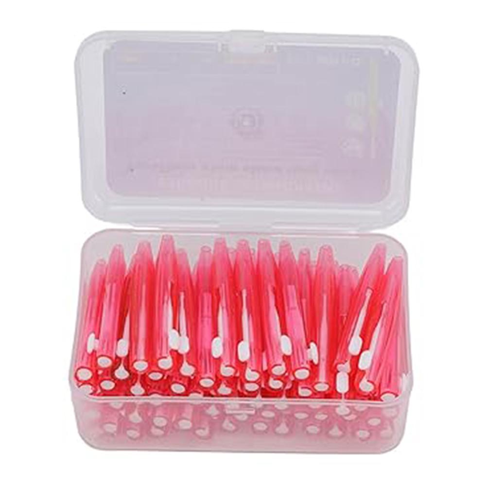 

60Pcs Retractable Interdental Brushes Soft Bristle Teeth Cleaner Gum Care Fresh Breath Interdental Brushes D