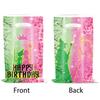Witch Party Gift Bags Green And Pink Candy Treat Bag Plastic Snack Gift Pouch for Girls Birthday Party Baby Shower Supplies