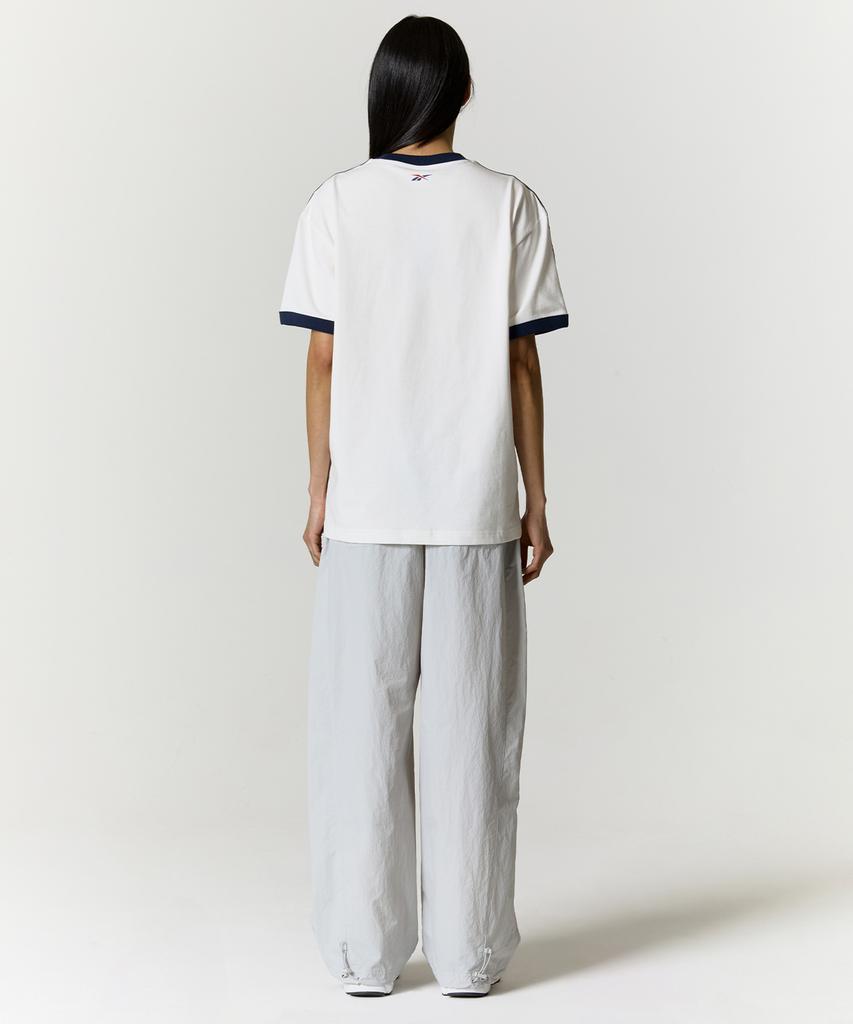 REEBOK Wide Parachute Pants - Light Grey
